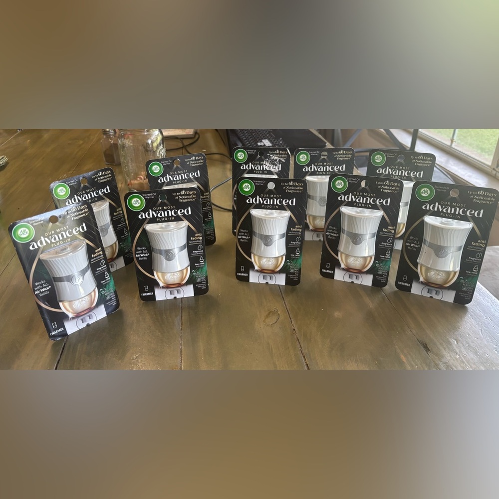 Lot of 10 Air Wick Advanced Plug-in Scented Oil Air Freshener Warmer Device